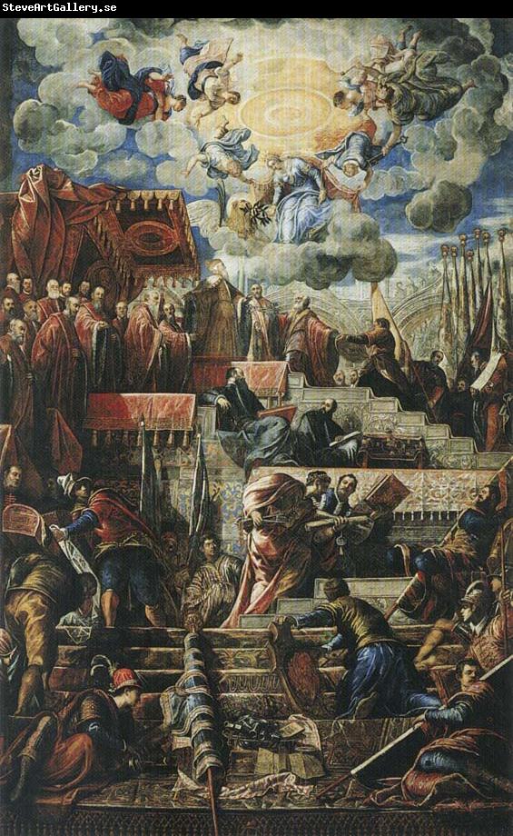 TINTORETTO, Jacopo The Voluntary Subjugation of the Provinces